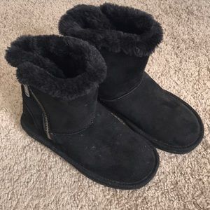 Girls Black Boots - Size 12 1/2